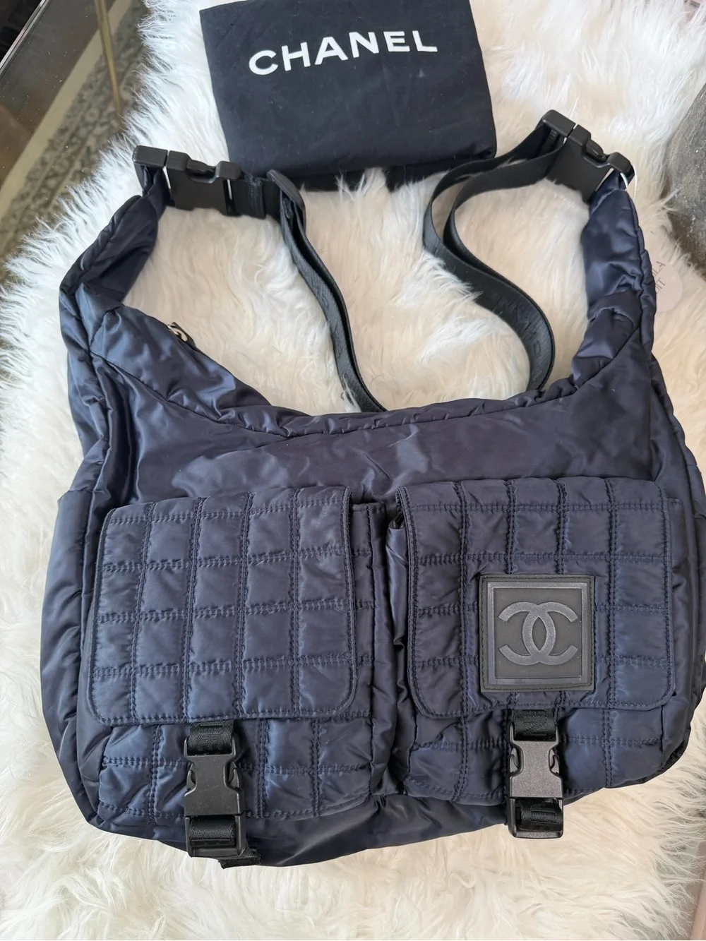 CHANEL SPORT NYLON MESSENGER BAG